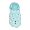 Wild Diva Unisex Non-Slip Bubble Cloud Lychee Waterproof Massage Reflexology Rubber Shower Slingback Slides
