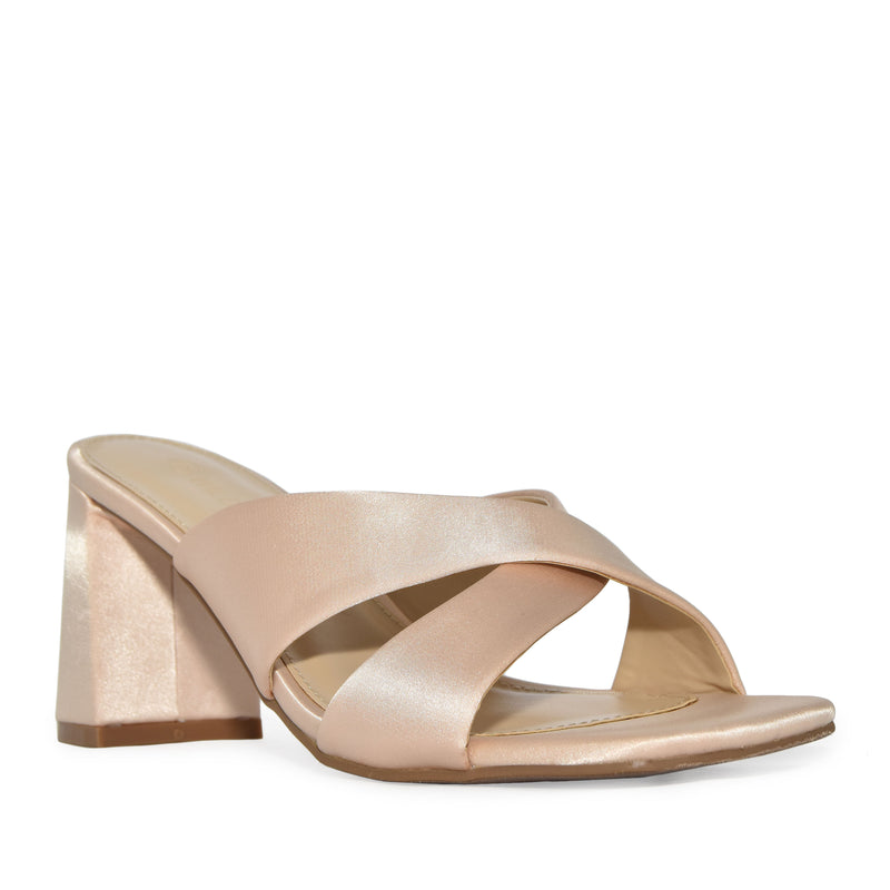 Wild Diva Sandals Wholesale Wild Diva Satin Criss Cross Open