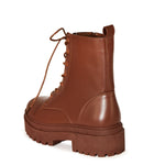 DUBAI-02 Women's Lace Up Platform Lug Sole Combat Boots