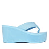 HEAT-01 Platform Wedge Flip Flop Sandals