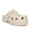 Wild Diva Slip On Buckle Chunky Platform Clog Mules