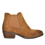 VICTOR-01 Genuine Leather Distressed Almond Toe Chelsea Boots