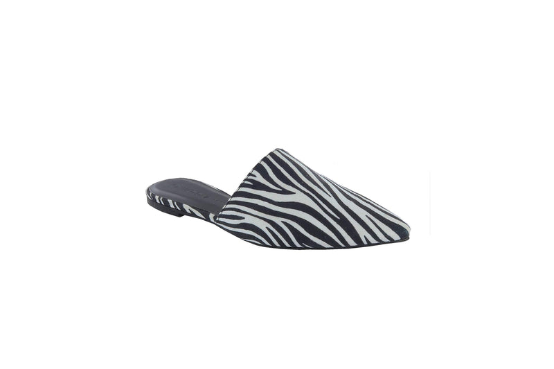 Wild Diva Women Pointed Toe Slip On Kitten Low Heel Mules Flats Pumps Slides Celica-01