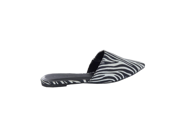 Wild Diva Women Pointed Toe Slip On Kitten Low Heel Mules Flats Pumps Slides Celica-01