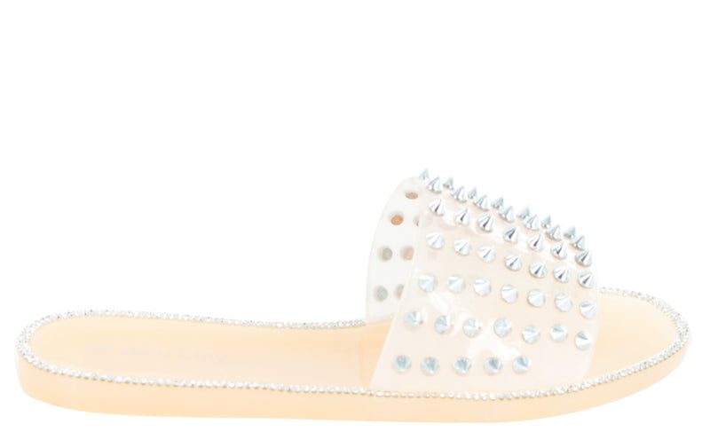 JACELYN-03 STUDDED JELLY SANDAL WITH AN ATTITUDE