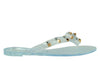 JOJO-01 FLIP FLOP DESIGNER STUDDED JELLY SANDALS