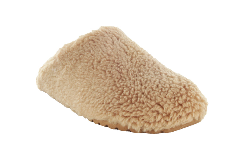 MATCHA-01 COMFY SOFT FAUX SHEARLING SLIPPERS