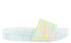 SAL-06 RAINBOW RHINESTON SLIP ON SANDALS