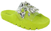 YORK-07 CLEAR RHINESTONE SLIDE SANDALS